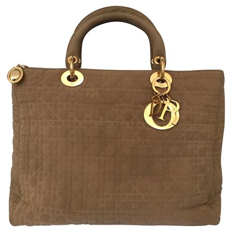 lady dior beige bag|Dior lady price.